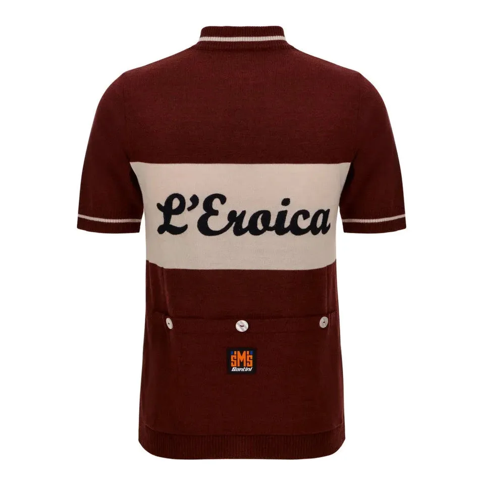 Santini EROICA Official Wool Cycling Jersey Santini EROICA Official Wool Cycling Jersey