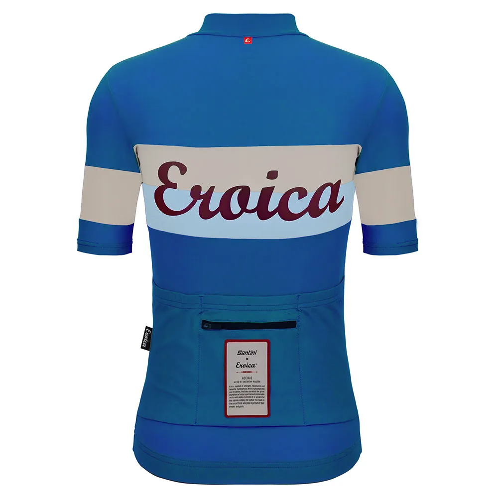 Santini Eroica Quiete Korta ärmar Cykeltröja Santini Eroica Quiete Korta ärmar Cykeltröja