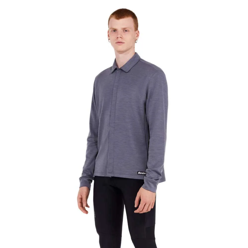 Santini Explorer Wool Skjorta Med Långa ärmar