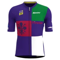 Santini Firenze Tour De France Official Korta ärmar Cykeltröja