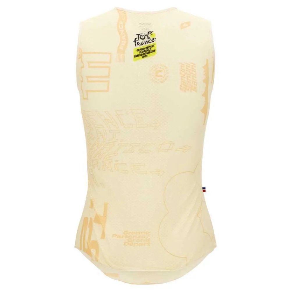 Santini Grand Départ Florence Tour De France Ärmlös Baslager
