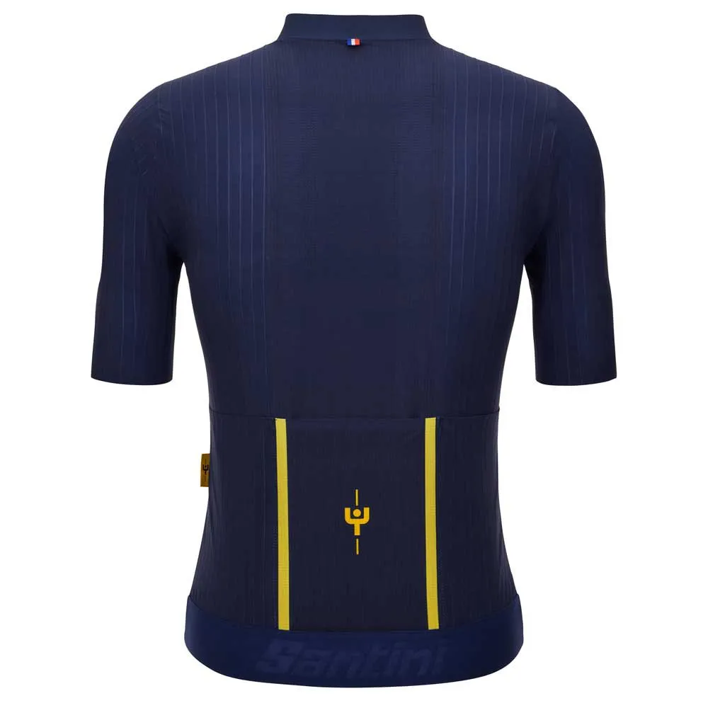 Santini Jaune Redux Speed Korta ärmar Cykeltröja, Nautica, S