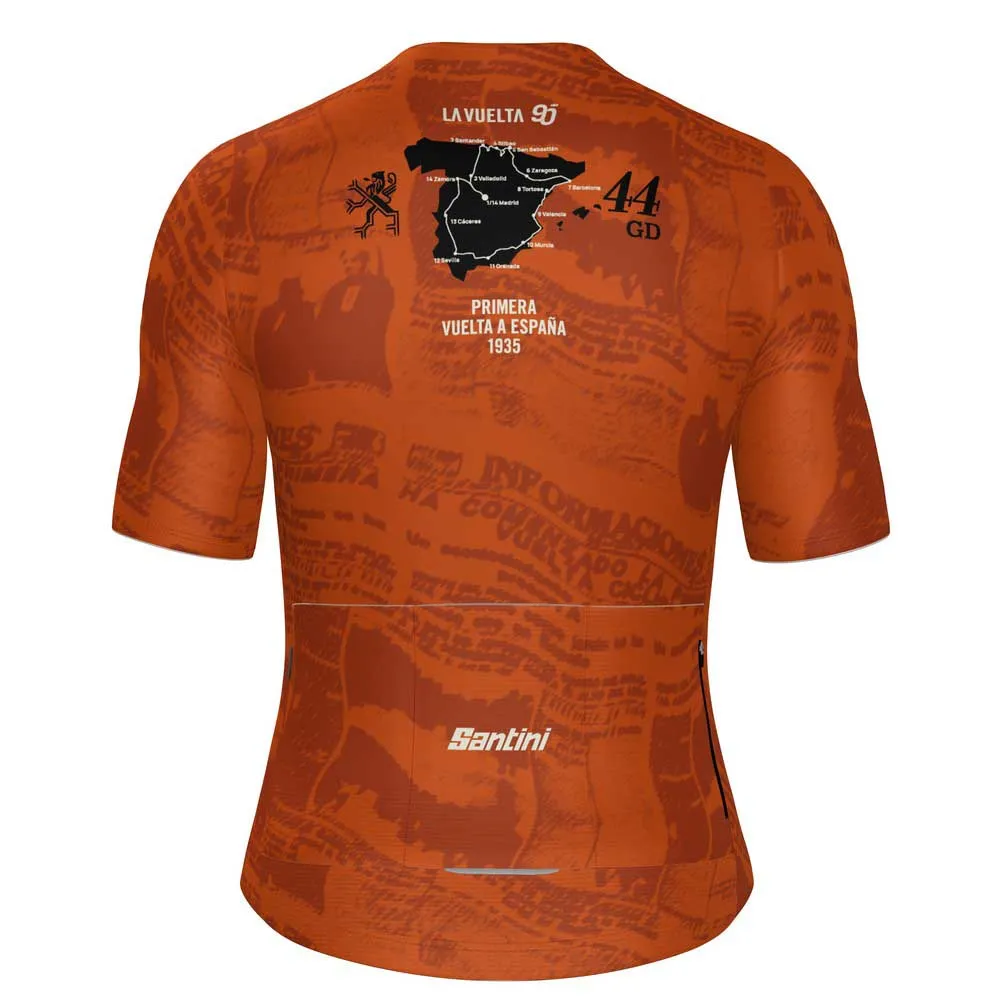 Santini La Vuelta 90 Years Korta ärmar Cykeltröja Santini La Vuelta 90 Years Korta ärmar Cykeltröja