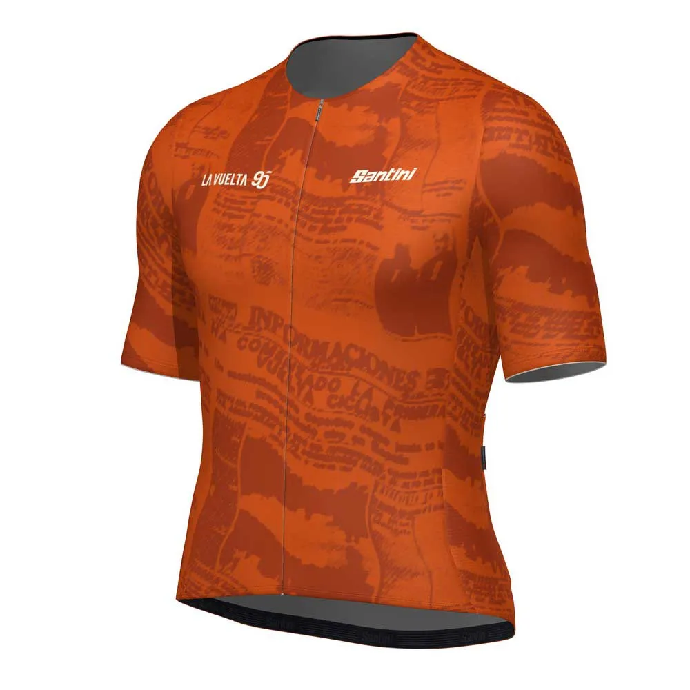 Santini La Vuelta 90 Years Korta ärmar Cykeltröja