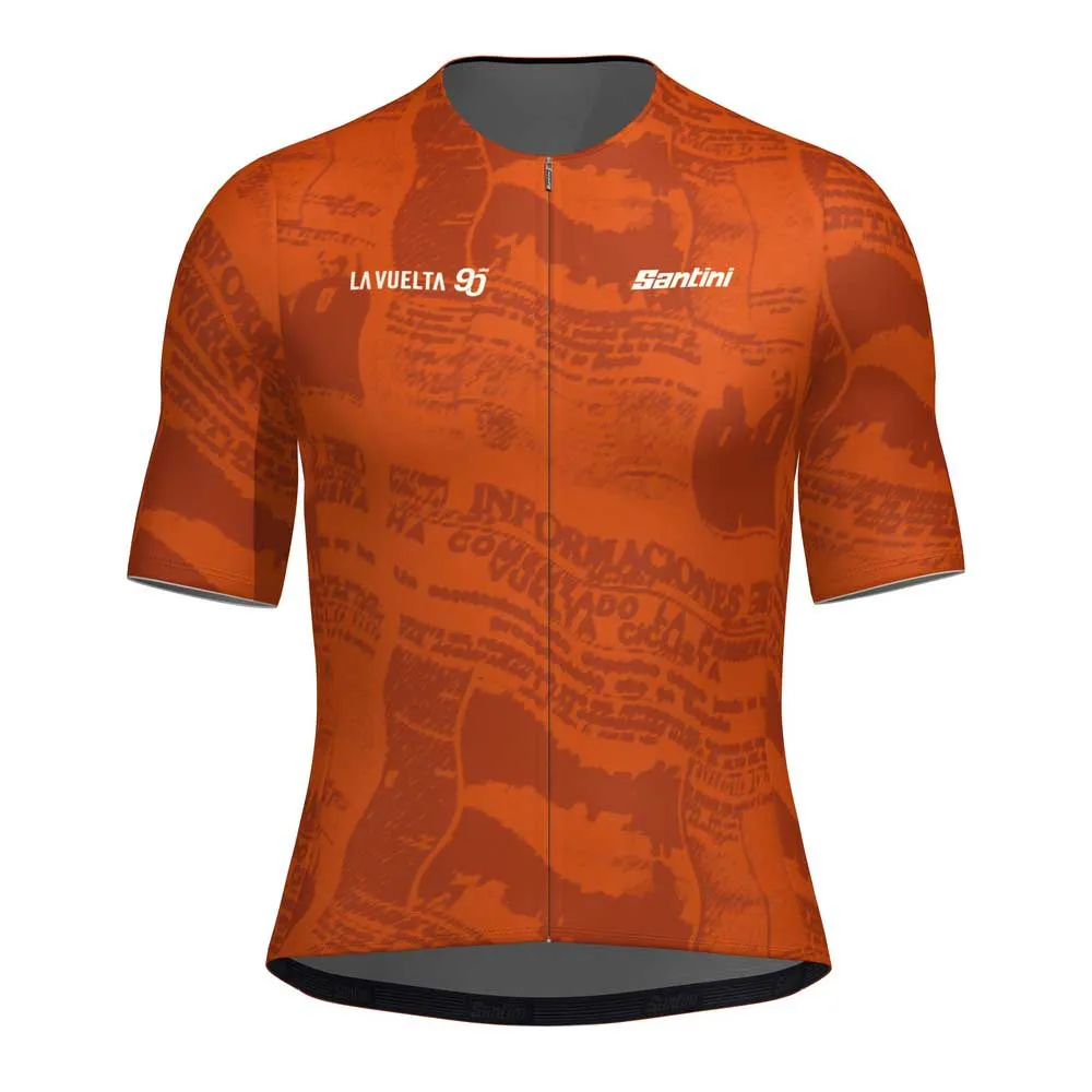 Santini La Vuelta 90 Years Korta ärmar Cykeltröja