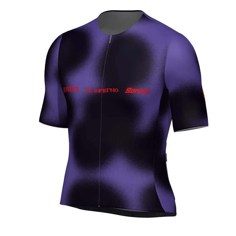 Santini La Vuelta Angliru Korta ärmar Cykeltröja