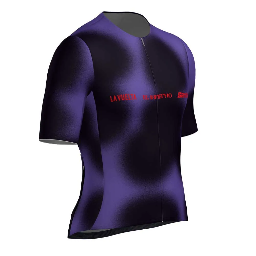 Santini La Vuelta Angliru Korta ärmar Cykeltröja Santini La Vuelta Angliru Korta ärmar Cykeltröja