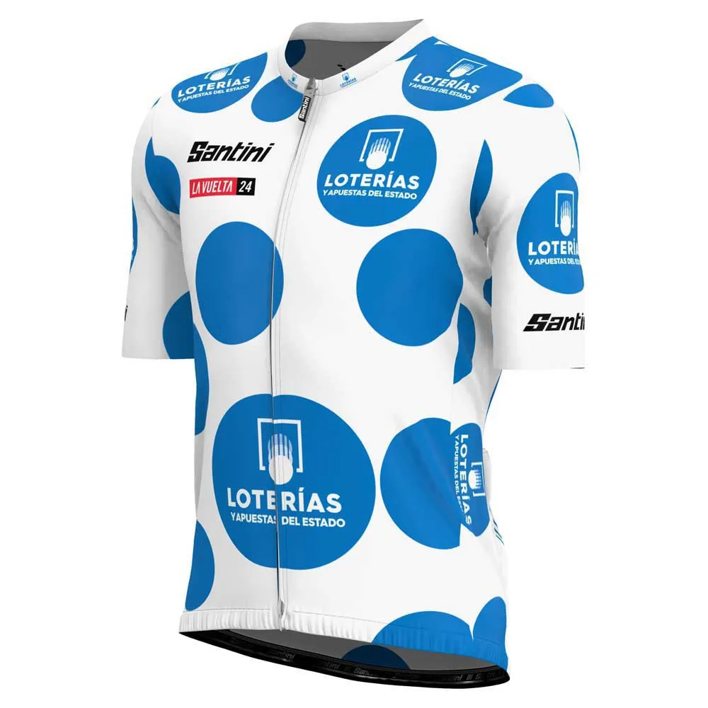 Santini La Vuelta Best Climber Korta ärmar Cykeltröja