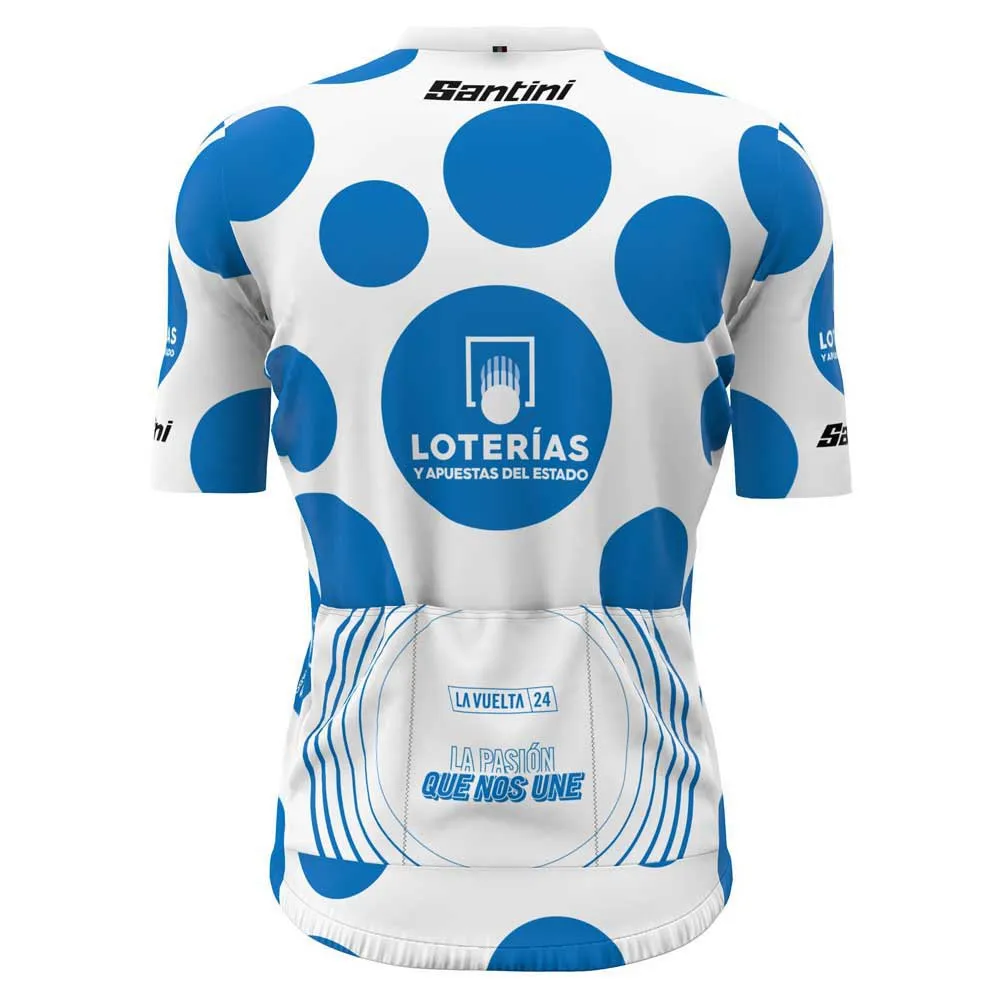 Santini La Vuelta Best Climber Korta ärmar Cykeltröja