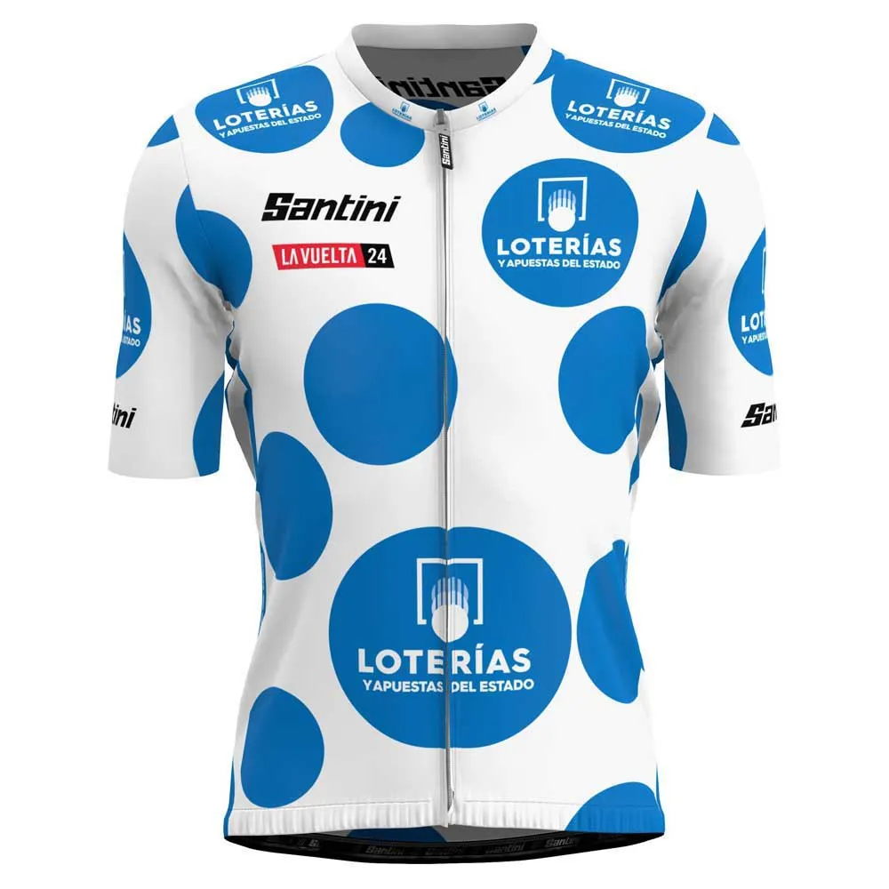 Santini La Vuelta Best Climber Korta ärmar Cykeltröja
