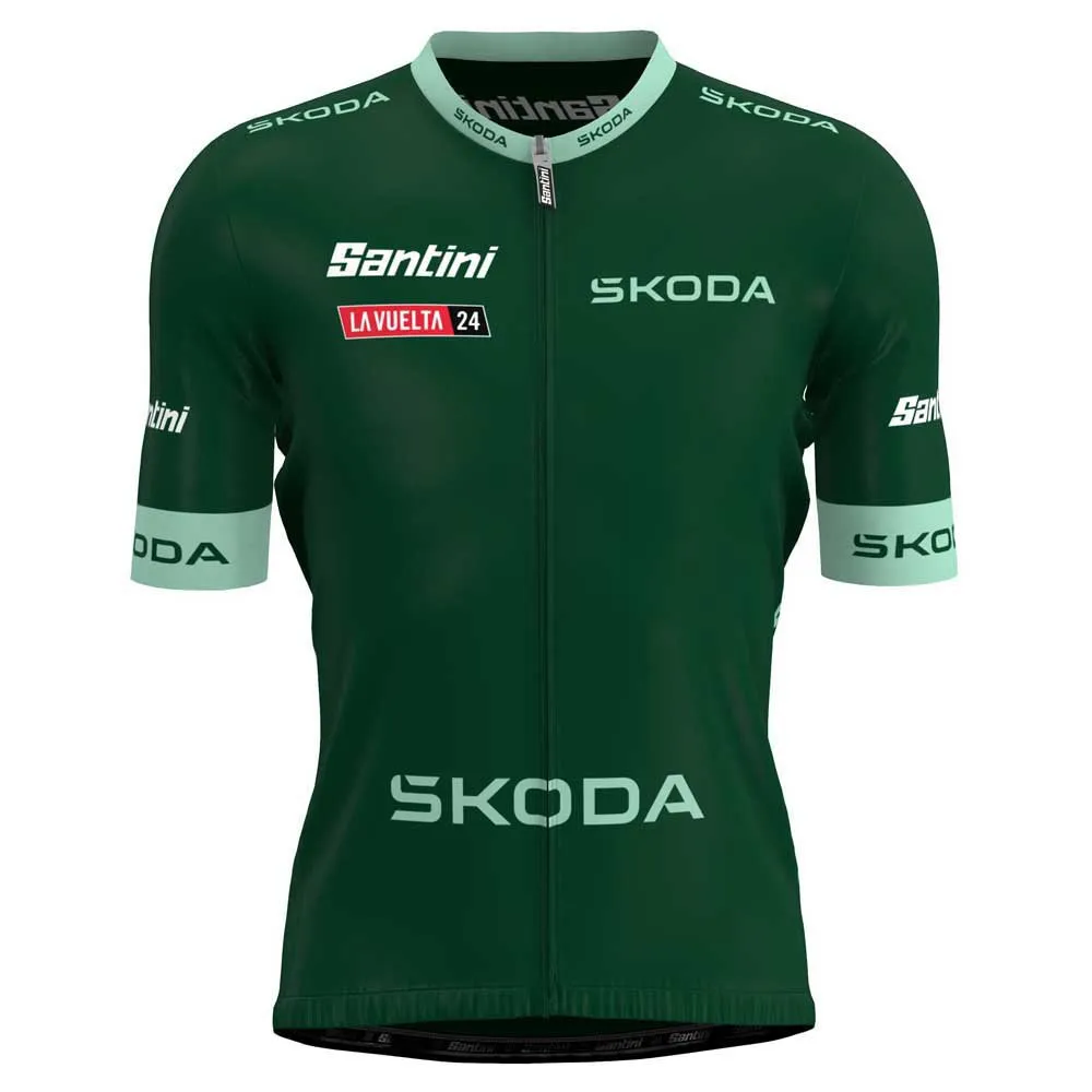 Santini La Vuelta Best Sprinter Korta ärmar Cykeltröja