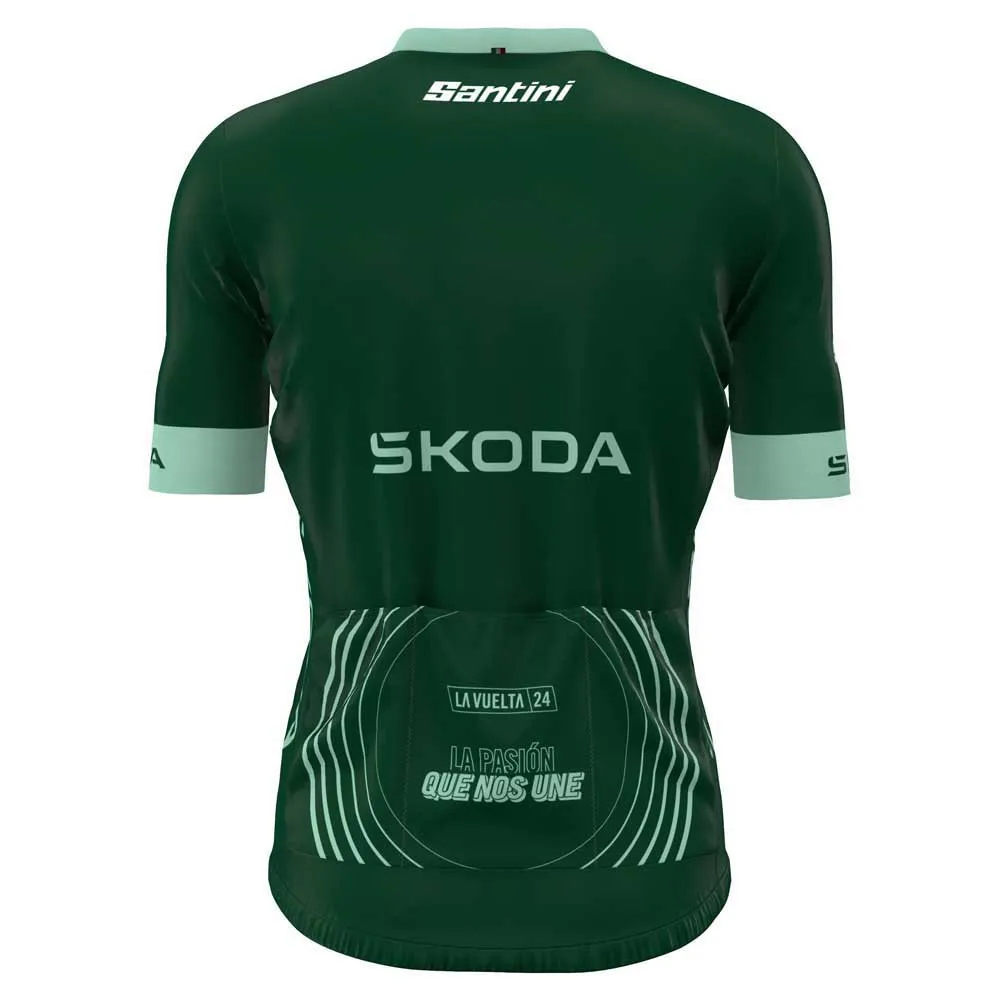 Santini La Vuelta Best Sprinter Korta ärmar Cykeltröja