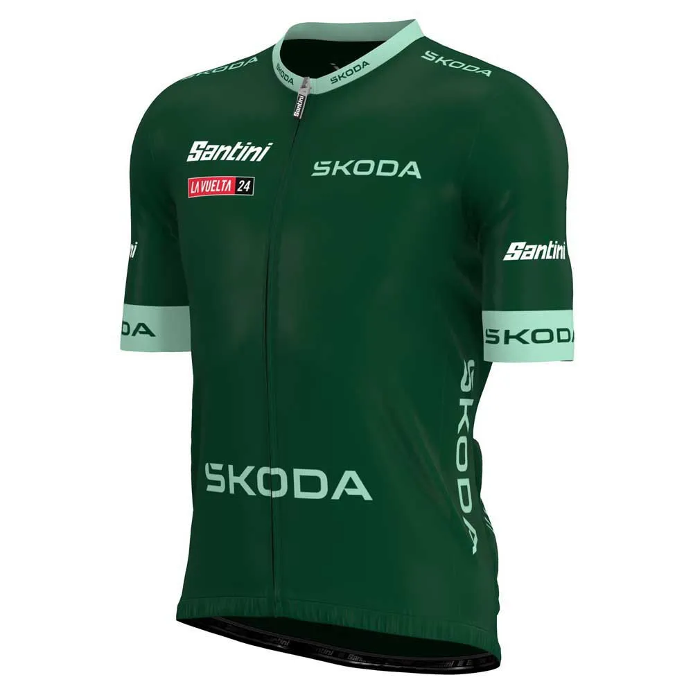 Santini La Vuelta Best Sprinter Korta ärmar Cykeltröja