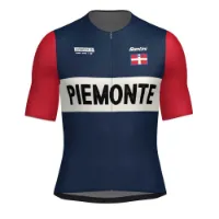 Santini La Vuelta Grand Salida Piemonte Korta ärmar Cykeltröja Santini La Vuelta Grand Salida Piemonte Korta ärmar Cykeltröja