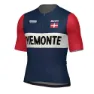Santini La Vuelta Grand Salida Piemonte Korta ärmar Cykeltröja