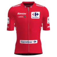 Santini La Vuelta Leader General Classification Korta ärmar Cykeltröja Santini La Vuelta Leader General Classification Korta ärmar Cykeltröja