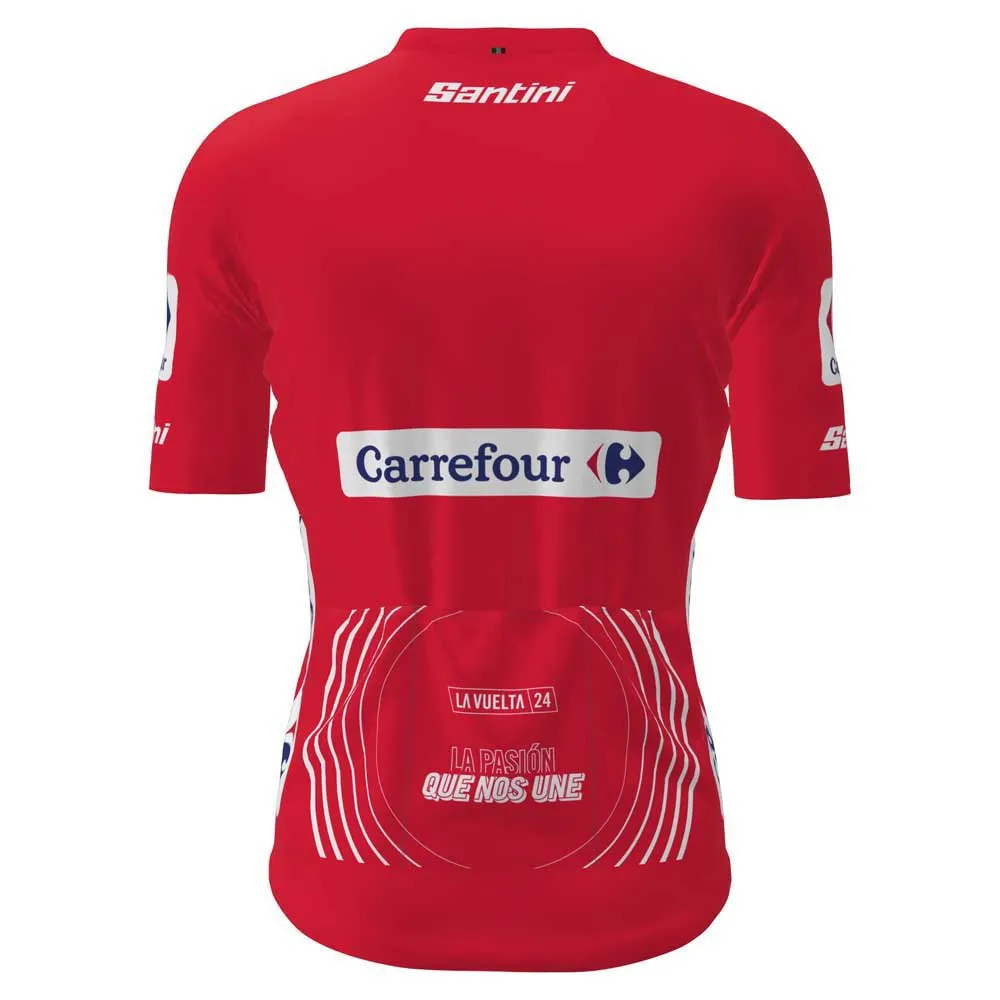 Santini La Vuelta Leader General Classification Korta ärmar Cykeltröja