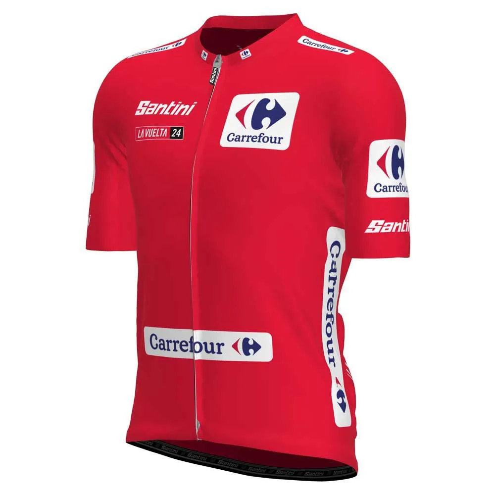 Santini La Vuelta Leader General Classification Korta ärmar Cykeltröja