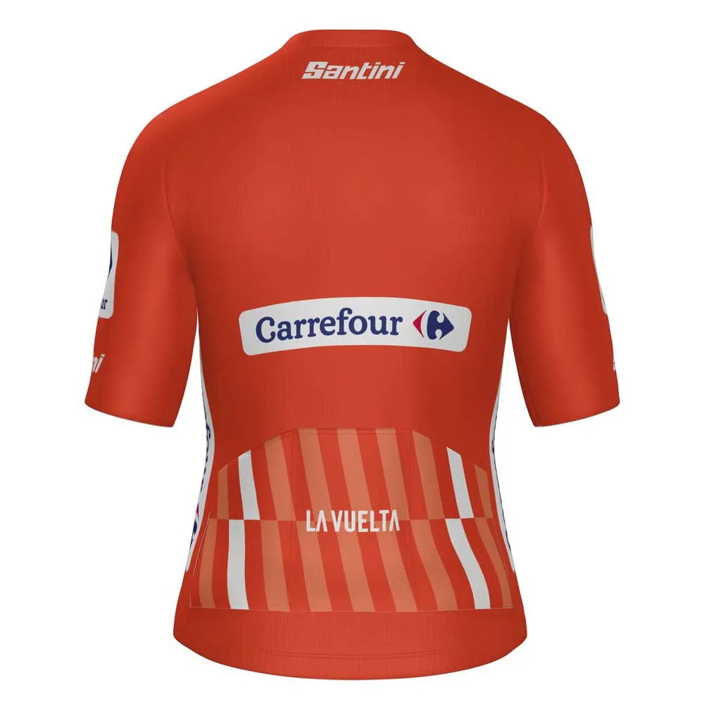 Santini La Vuelta Leader Korta ärmar Cykeltröja Santini La Vuelta Leader Korta ärmar Cykeltröja