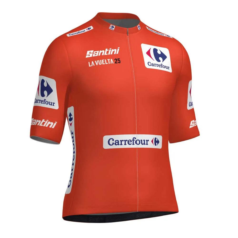 Santini La Vuelta Leader Korta ärmar Cykeltröja Santini La Vuelta Leader Korta ärmar Cykeltröja