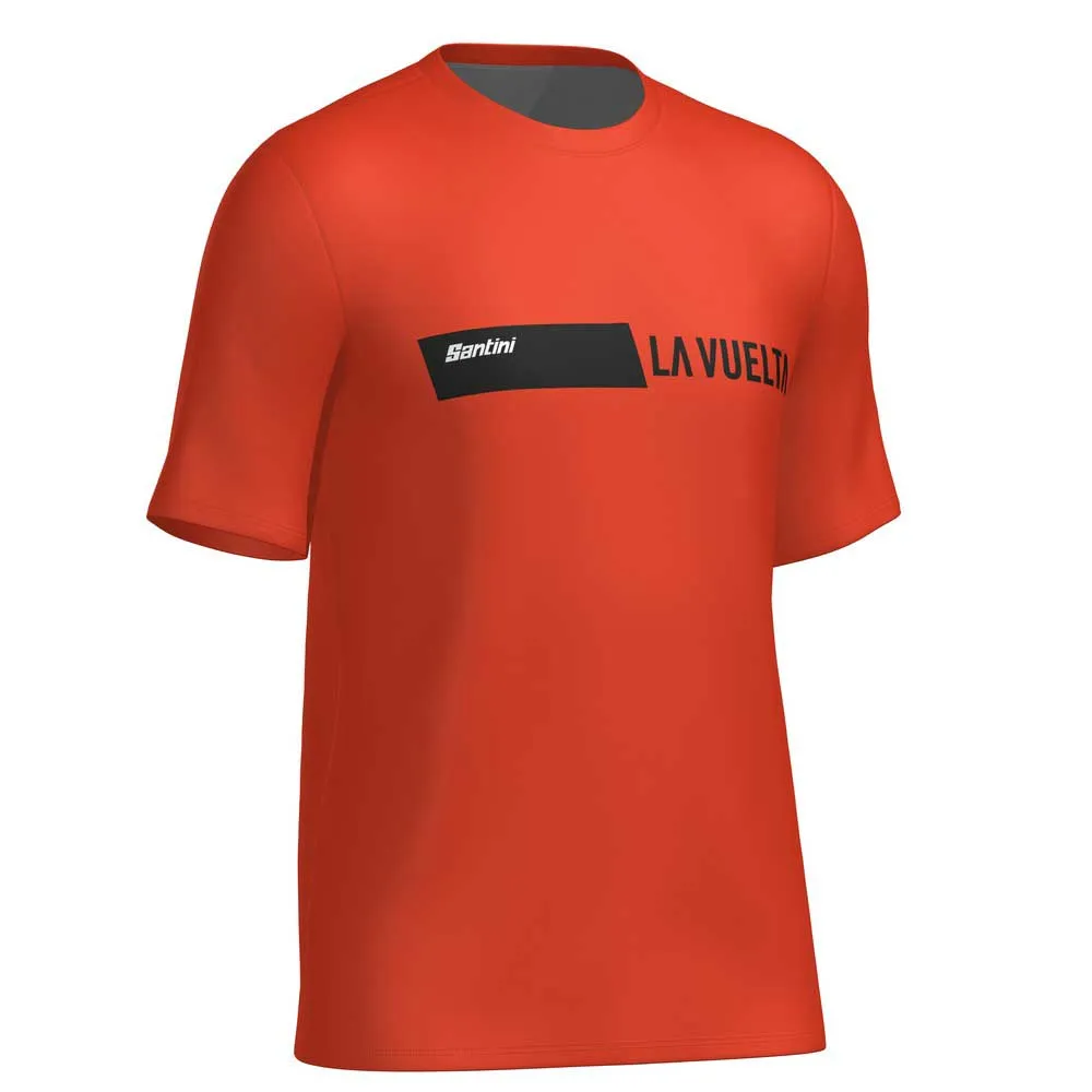 Santini La Vuelta Leader T-shirt Med Korta ärmar Santini La Vuelta Leader T-shirt Med Korta ärmar