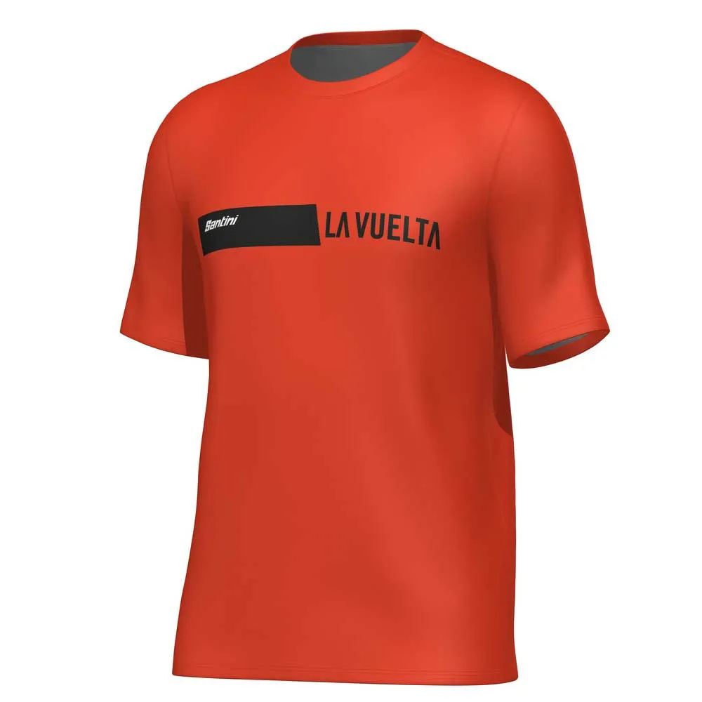 Santini La Vuelta Leader T-shirt Med Korta ärmar Santini La Vuelta Leader T-shirt Med Korta ärmar