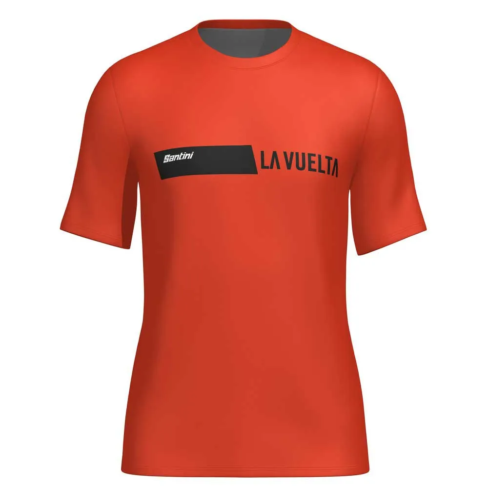 Santini La Vuelta Leader T-shirt Med Korta ärmar Santini La Vuelta Leader T-shirt Med Korta ärmar
