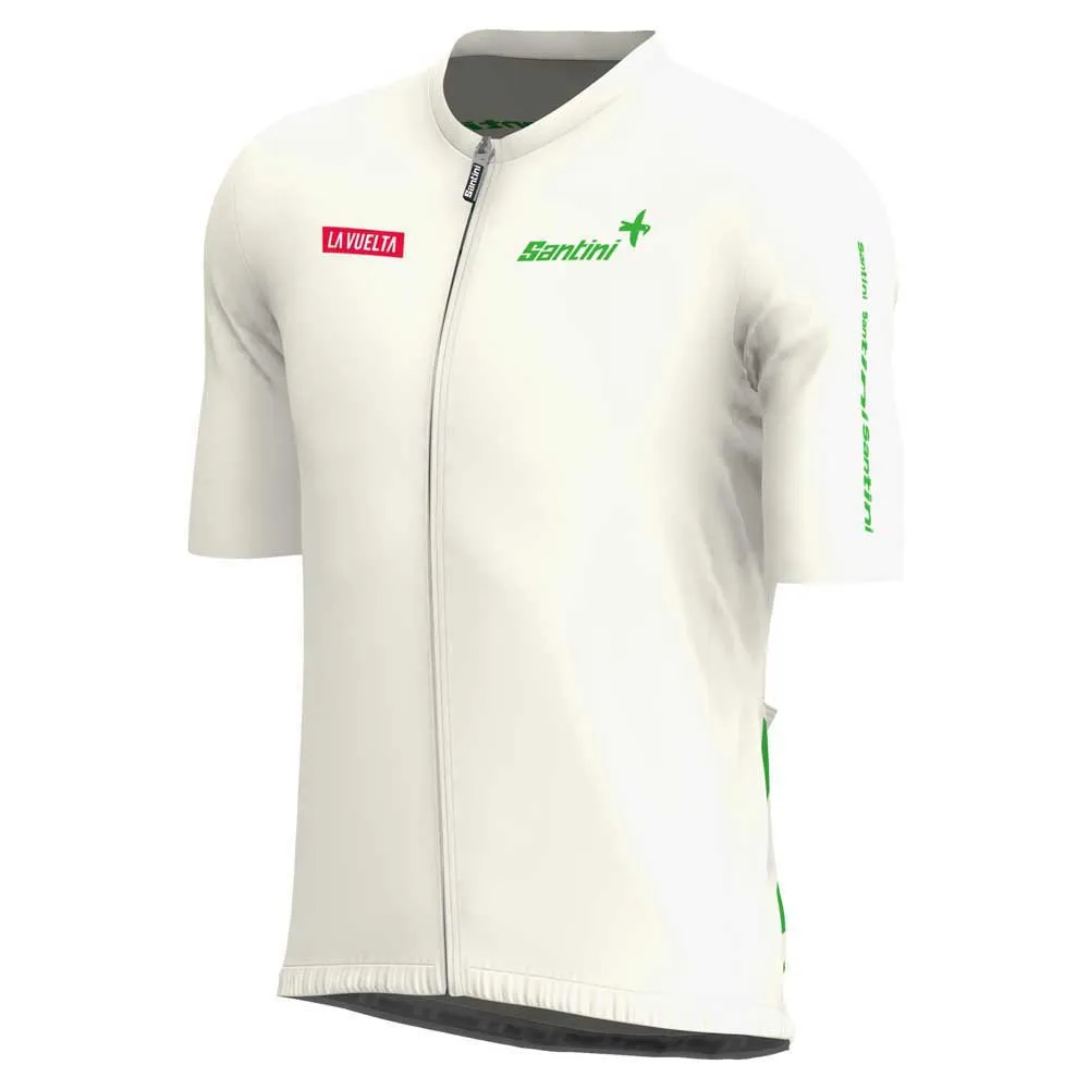 Santini La Vuelta Lisbona Korta ärmar Cykeltröja