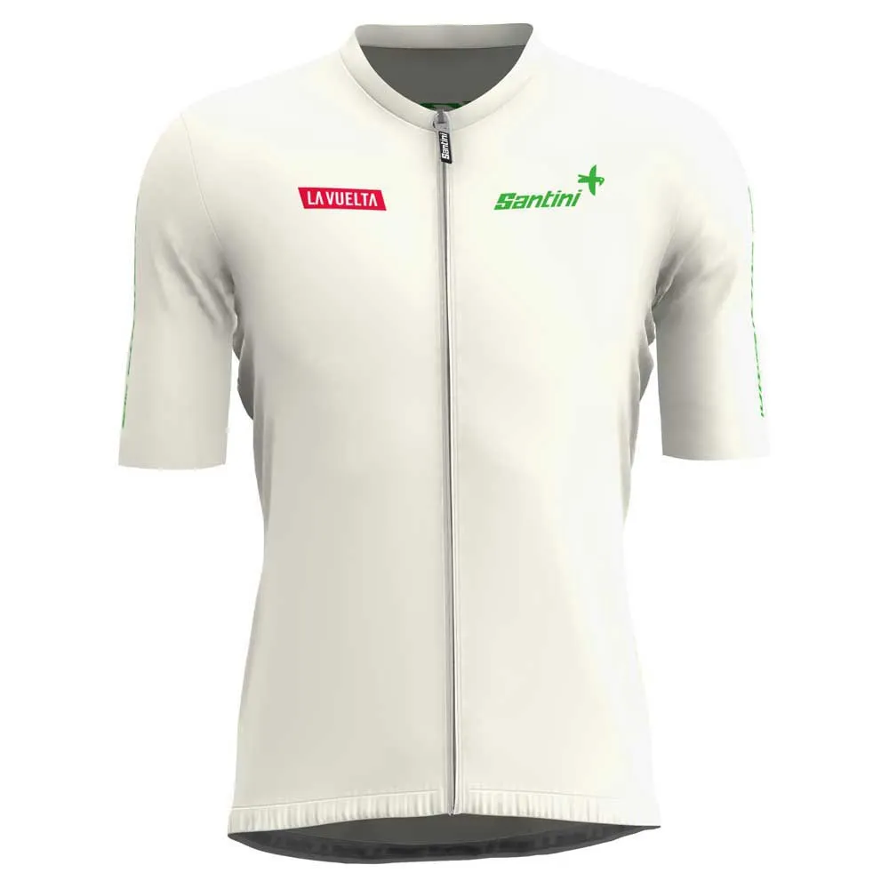 Santini La Vuelta Lisbona Korta ärmar Cykeltröja