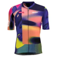 Santini La Vuelta Madrid Korta ärmar Cykeltröja
