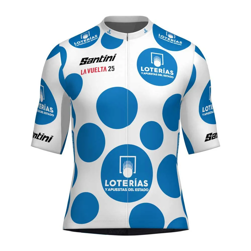 Santini La Vuelta Mountain Leader Korta ärmar Cykeltröja