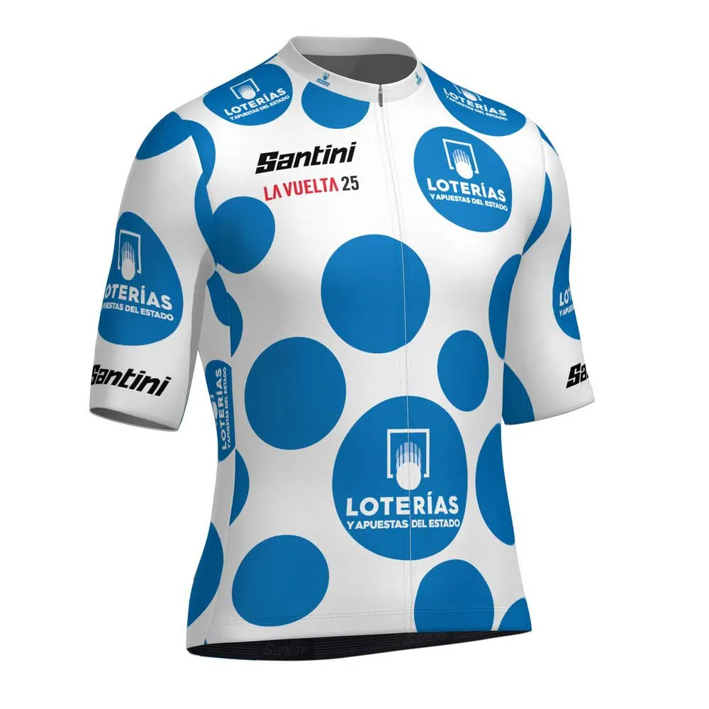 Santini La Vuelta Mountain Leader Korta ärmar Cykeltröja
