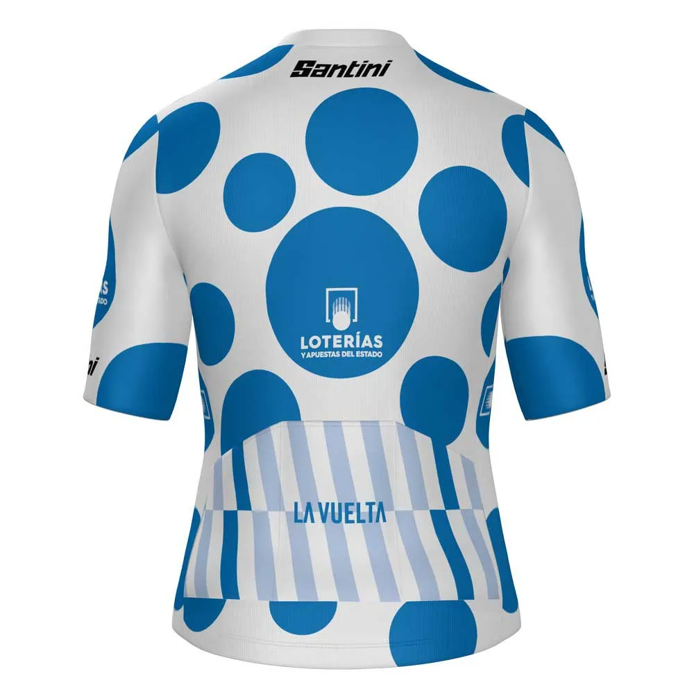 Santini La Vuelta Mountain Leader Korta ärmar Cykeltröja