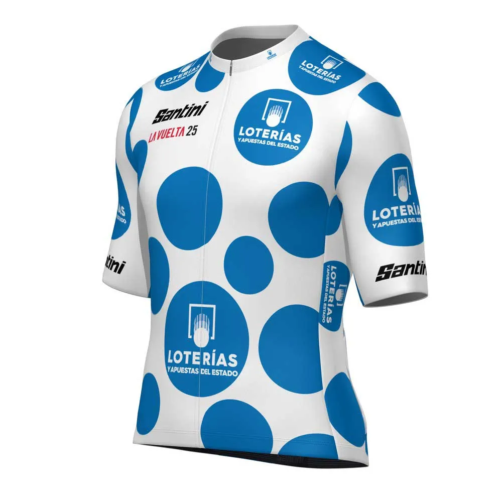 Santini La Vuelta Mountain Leader Korta ärmar Cykeltröja
