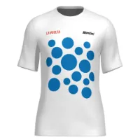 Santini La Vuelta Mountain Leader T-shirt Med Korta ärmar