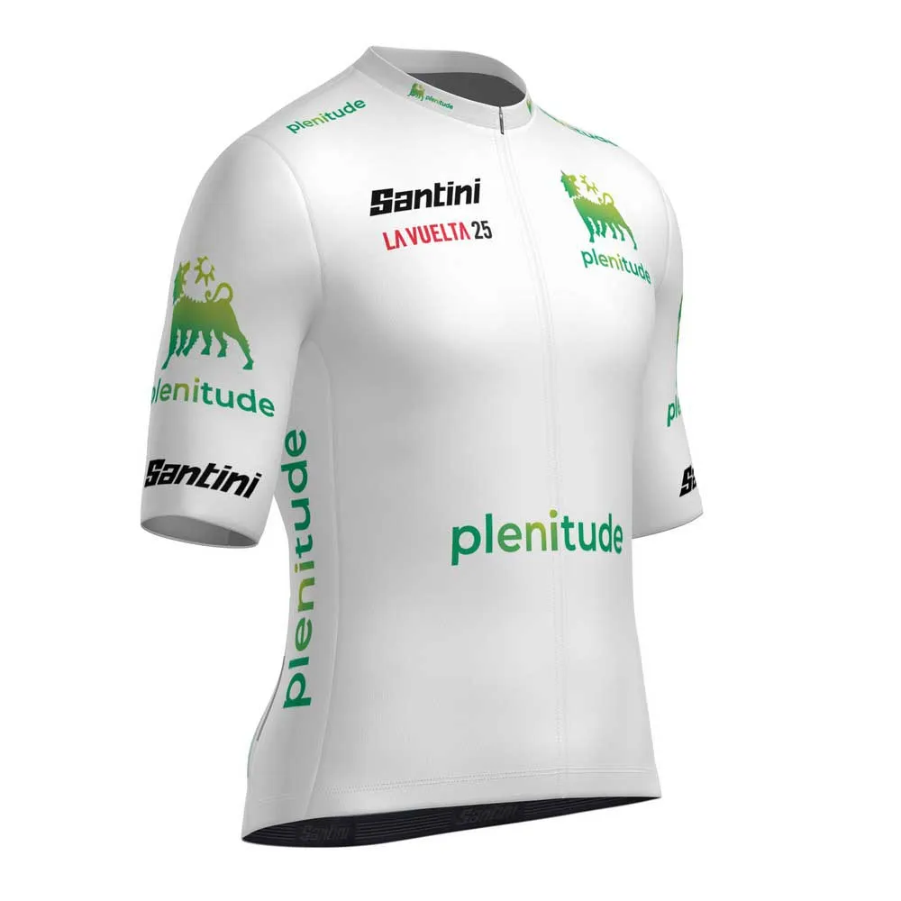 Santini La Vuelta Young Leader Korta ärmar Cykeltröja Santini La Vuelta Young Leader Korta ärmar Cykeltröja