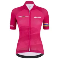 Santini Leader Uci World Tour Korta ärmar Cykeltröja Santini Leader Uci World Tour Korta ärmar Cykeltröja