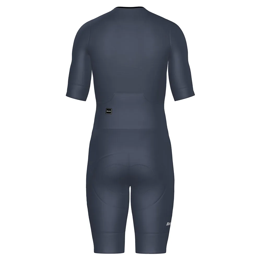Santini Leaf Kortärmad Triathlondräkt male