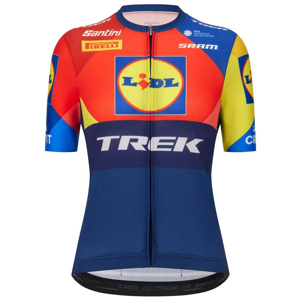 Santini Lidl-trek 2025 Korta ärmar Cykeltröja