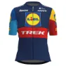 Santini Lidl Trek Korta ärmar Cykeltröja