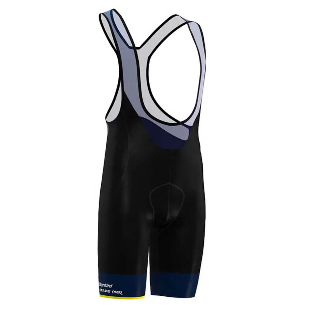 Santini Lourdes Tour De Fance Official Cykelbyxor, Blue nautica Santini Lourdes Tour De Fance Official Cykelbyxor, Blue nautica
