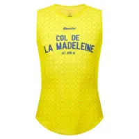 Santini Maillot Jaune Col De La Madeleine 2025 Ärmlös Baslager Santini Maillot Jaune Col De La Madeleine 2025 Ärmlös Baslager