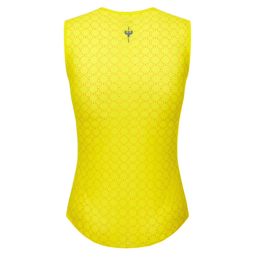 Santini Maillot Jaune Col De La Madeleine 2025 Ärmlös Baslager Santini Maillot Jaune Col De La Madeleine 2025 Ärmlös Baslager