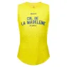 Santini Maillot Jaune Col De La Madeleine 2025 Ärmlös Baslager