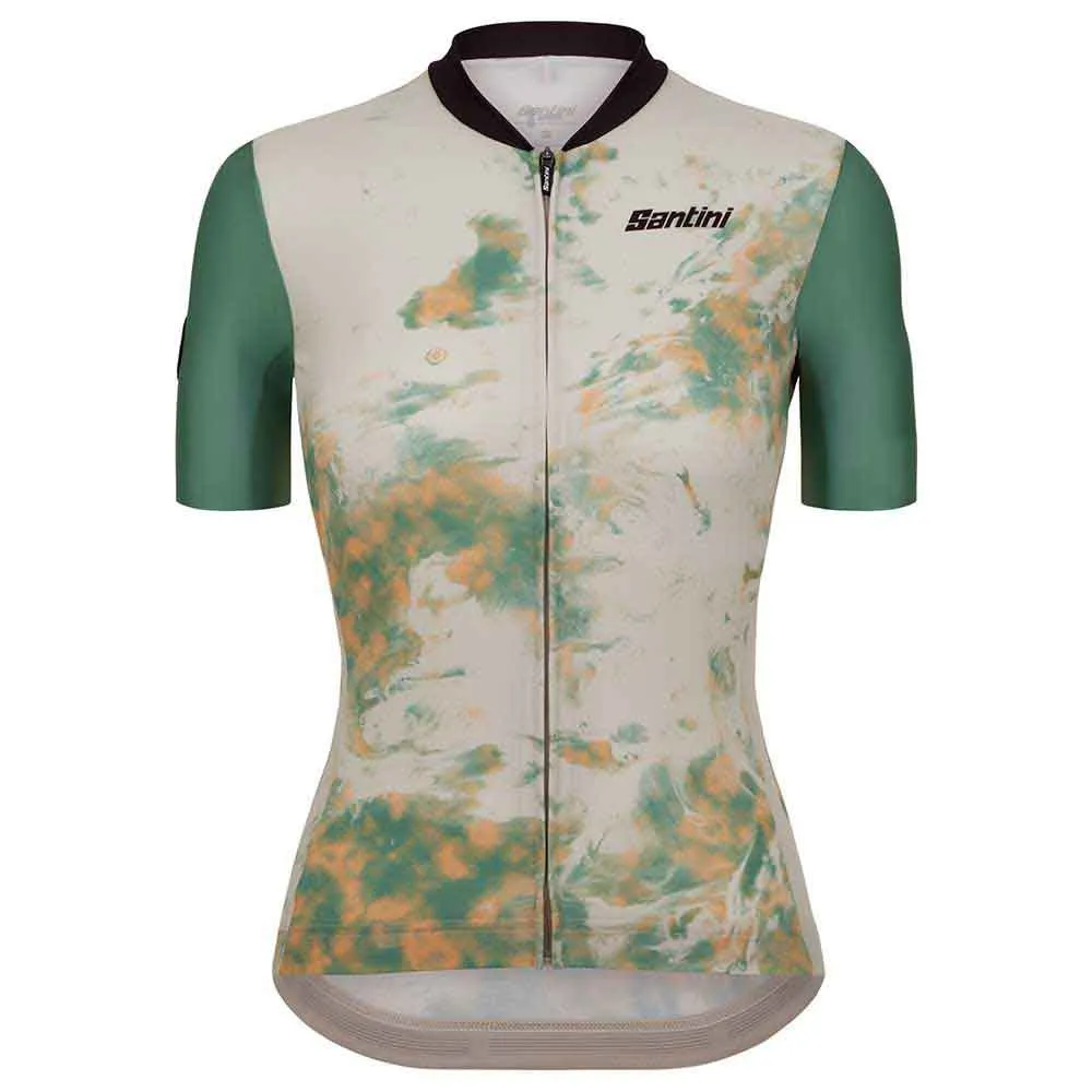 Santini Marble Slim Fit Korta ärmar Cykeltröja Santini Marble Slim Fit Korta ärmar Cykeltröja