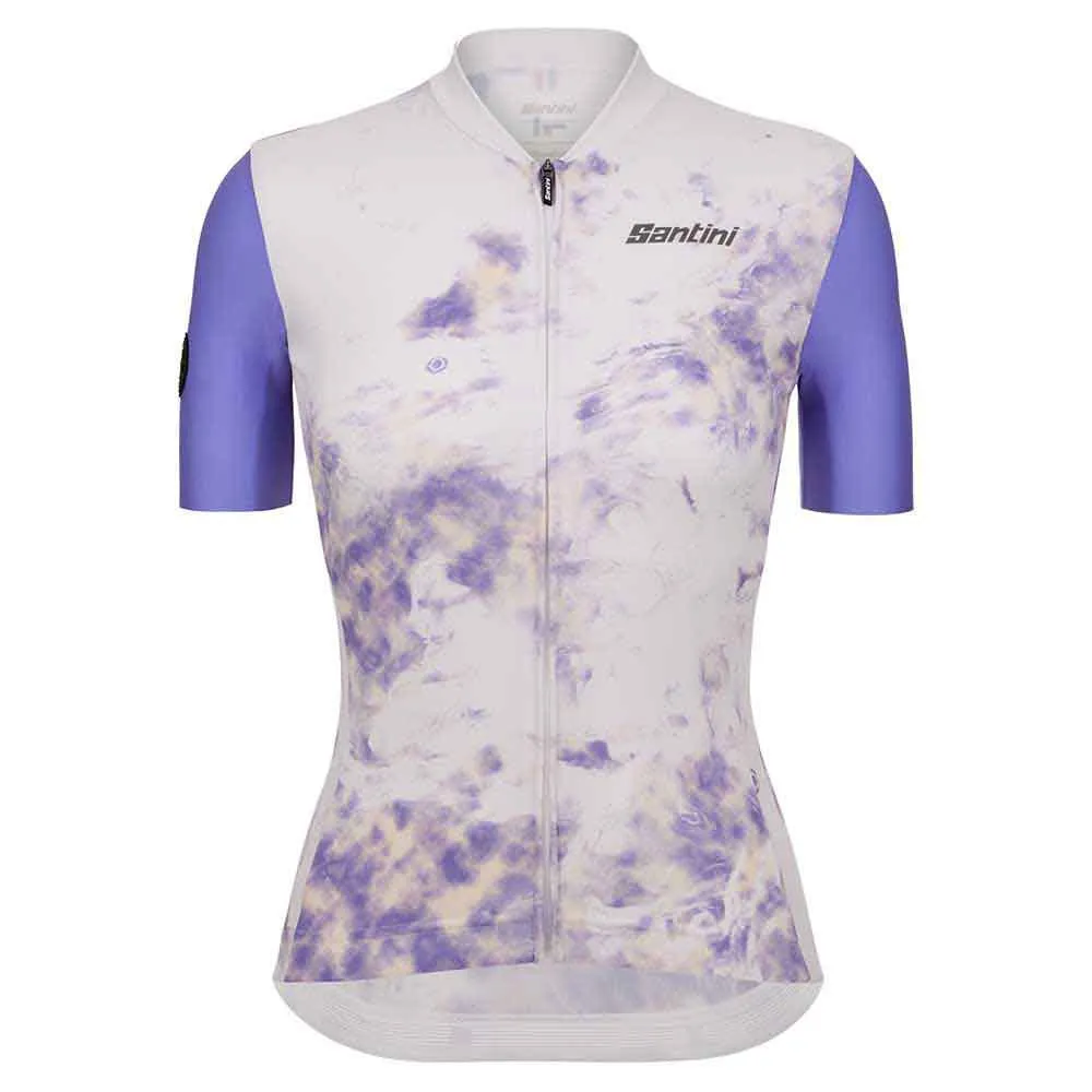 Santini Marble Slim Fit Korta ärmar Cykeltröja Santini Marble Slim Fit Korta ärmar Cykeltröja