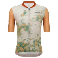 Santini Marble Sllim Fit Korta ärmar Cykeltröja Santini Marble Sllim Fit Korta ärmar Cykeltröja