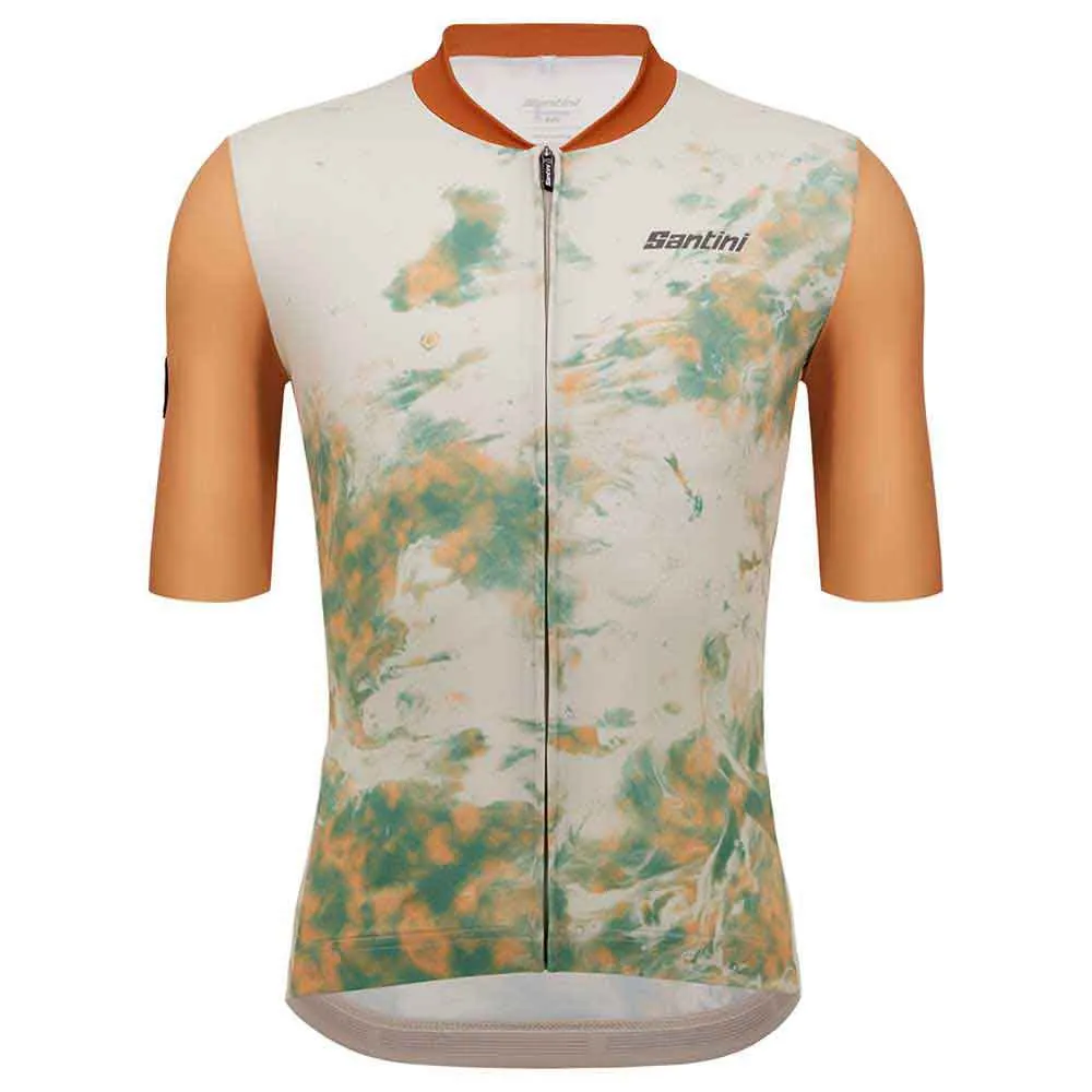 Santini Marble Sllim Fit Korta ärmar Cykeltröja Santini Marble Sllim Fit Korta ärmar Cykeltröja