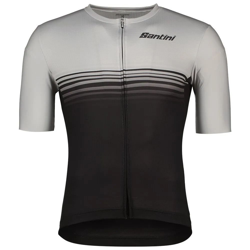 Santini Noir Korta ärmar Cykeltröja, Print, S Santini Noir Korta ärmar Cykeltröja, Print, S