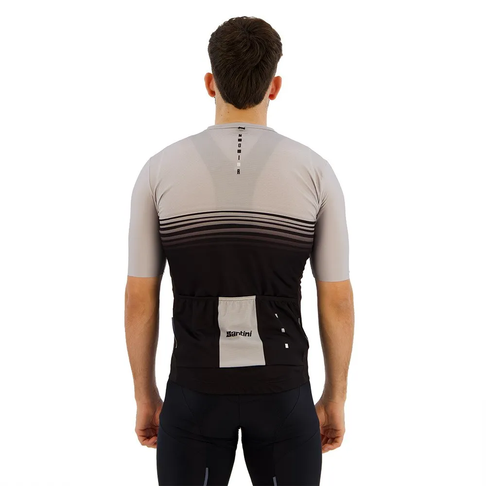 Santini Noir Korta ärmar Cykeltröja, Print, S Santini Noir Korta ärmar Cykeltröja, Print, S